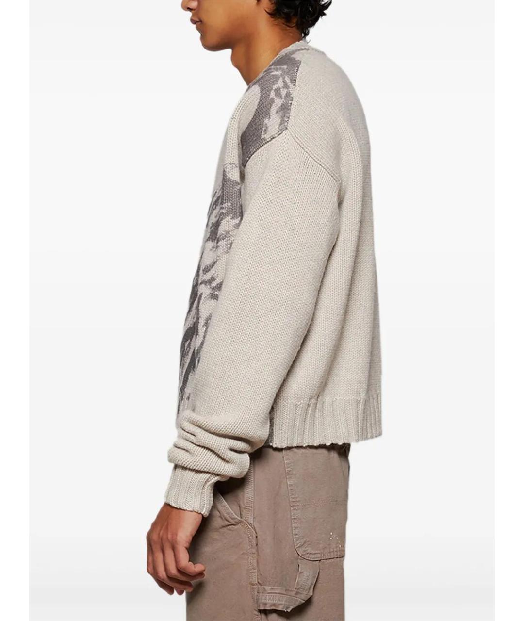 Enfants Riches Déprimés Бежевый шерстяной джемпер / свитер, фото 4