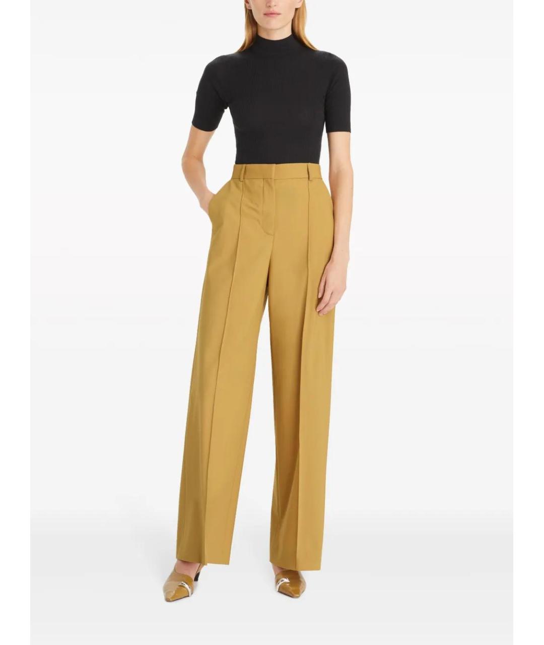 TORY BURCH Хлопковые прямые брюки, фото 2