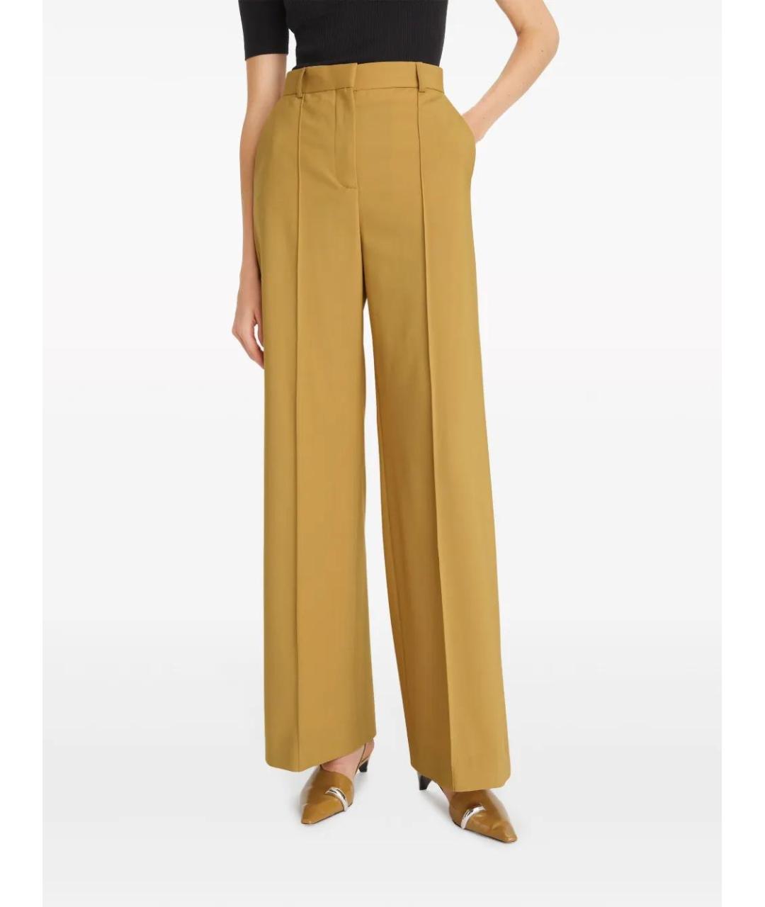 TORY BURCH Хлопковые прямые брюки, фото 4