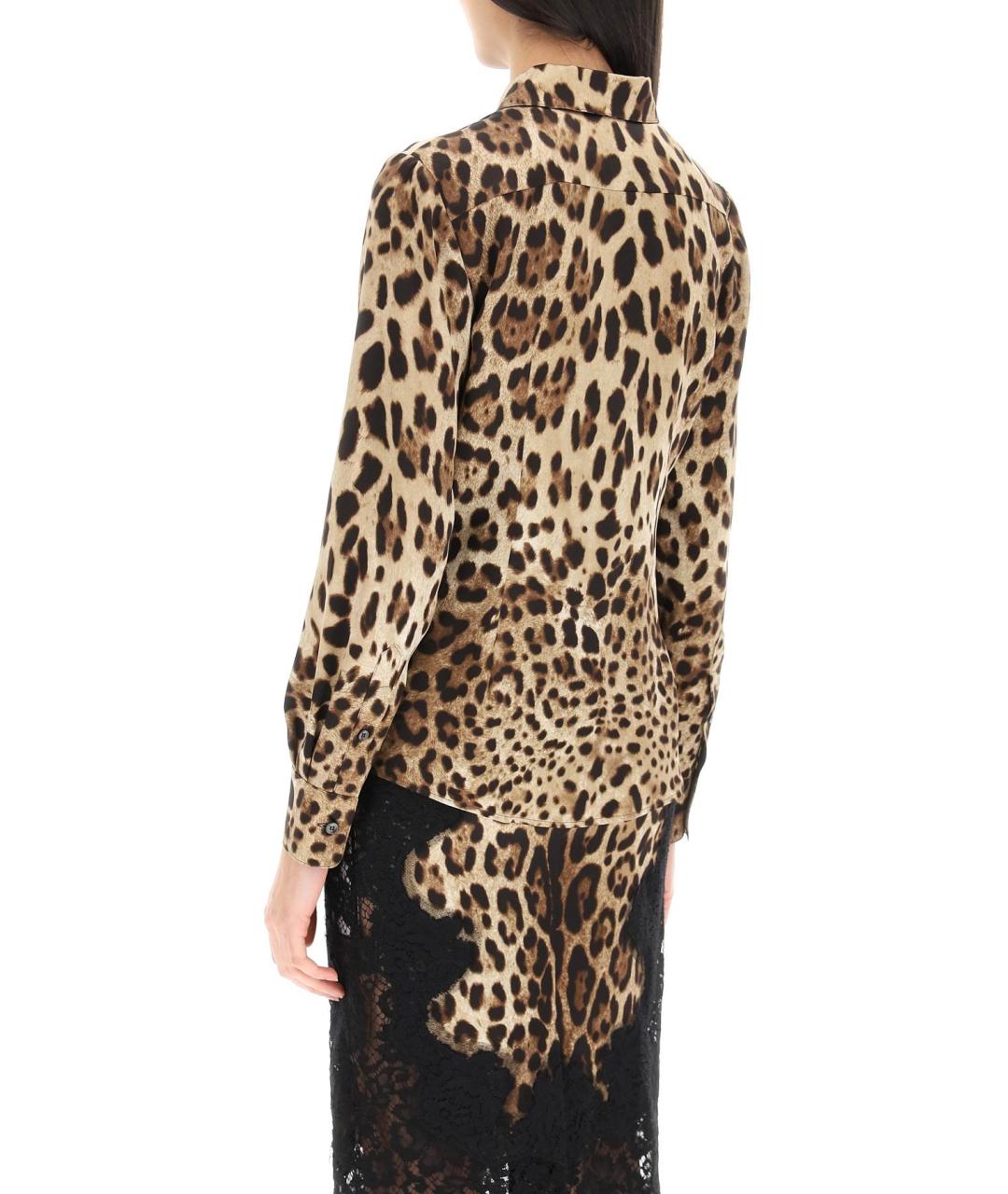 DOLCE&GABBANA Мульти шелковая рубашка, фото 3