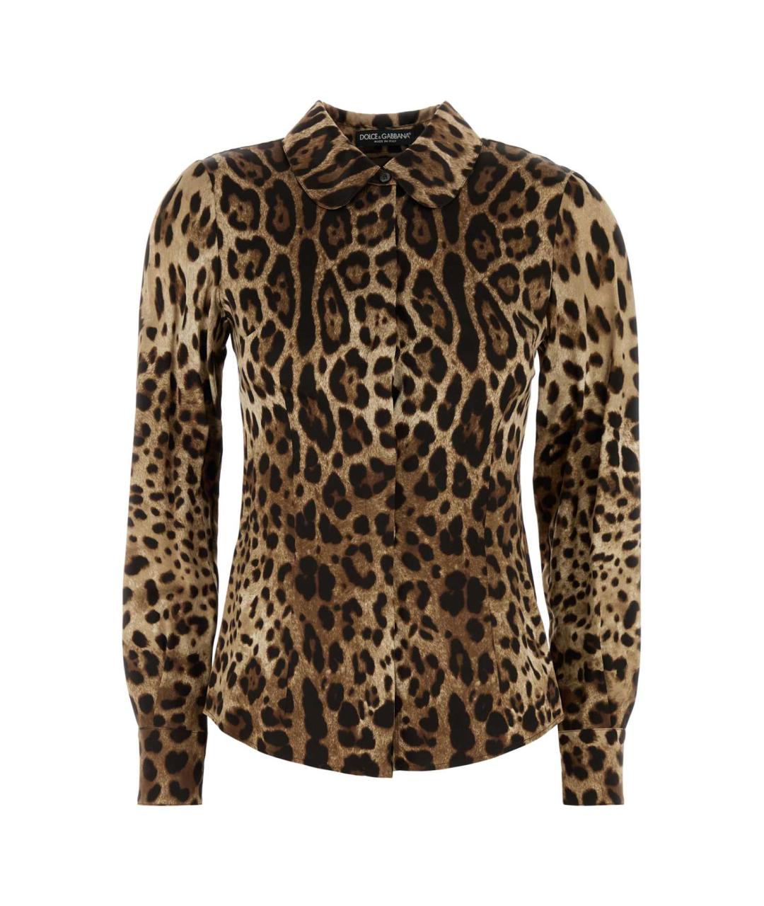 DOLCE&GABBANA Мульти шелковая рубашка, фото 1