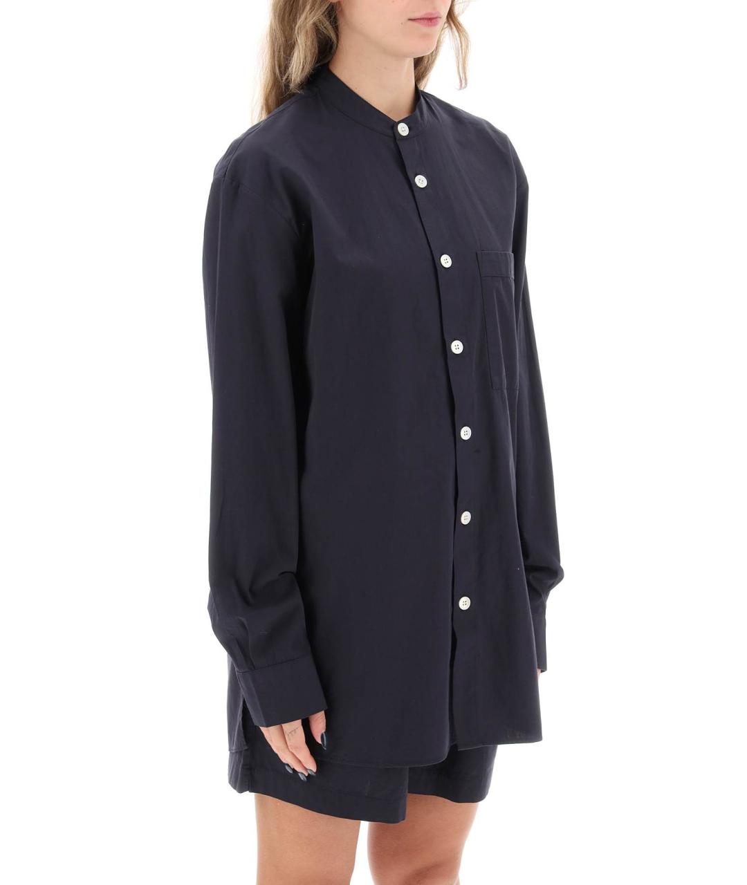 TEKLA Серая хлопковая рубашка, фото 2