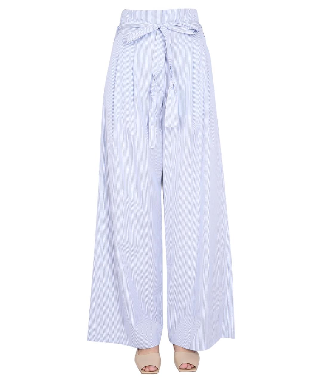 JEJIA Голубые хлопковые брюки широкие, фото 2