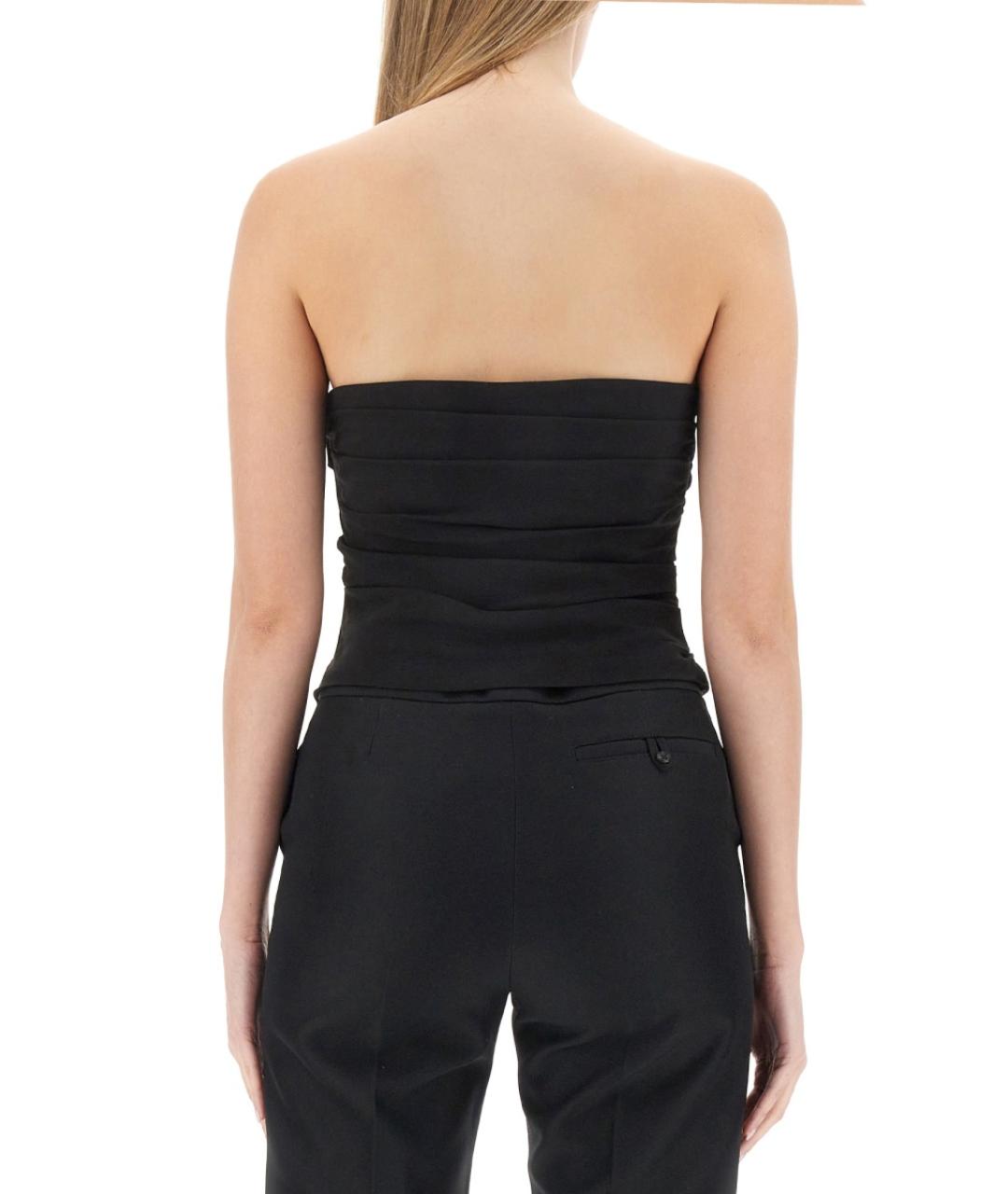 MOSCHINO JEANS Черная майка, фото 3