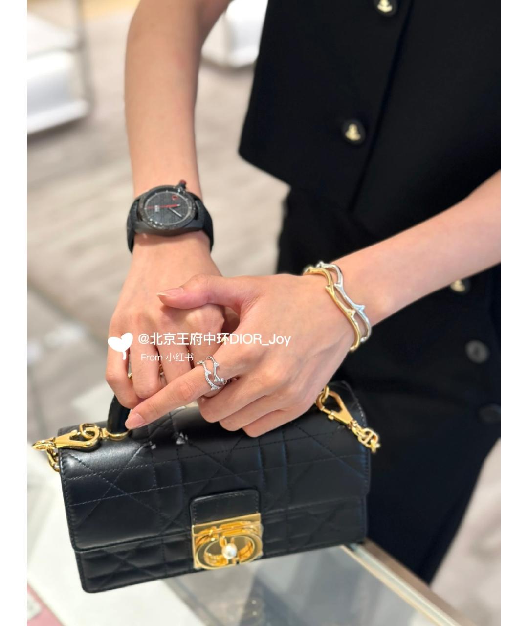 CHRISTIAN DIOR Серебряное кольцо из белого золота, фото 7