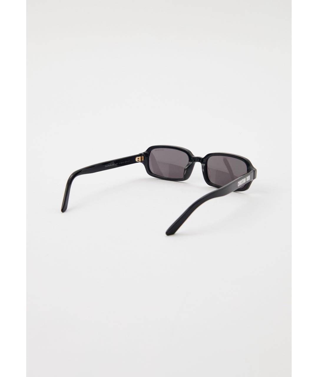 CHRISTIAN DIOR Черные пластиковые солнцезащитные очки, фото 2