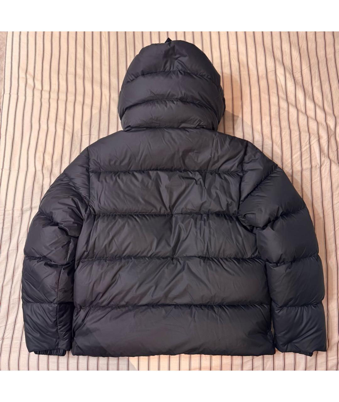 BURBERRY Черный полиамидовый пуховик, фото 2