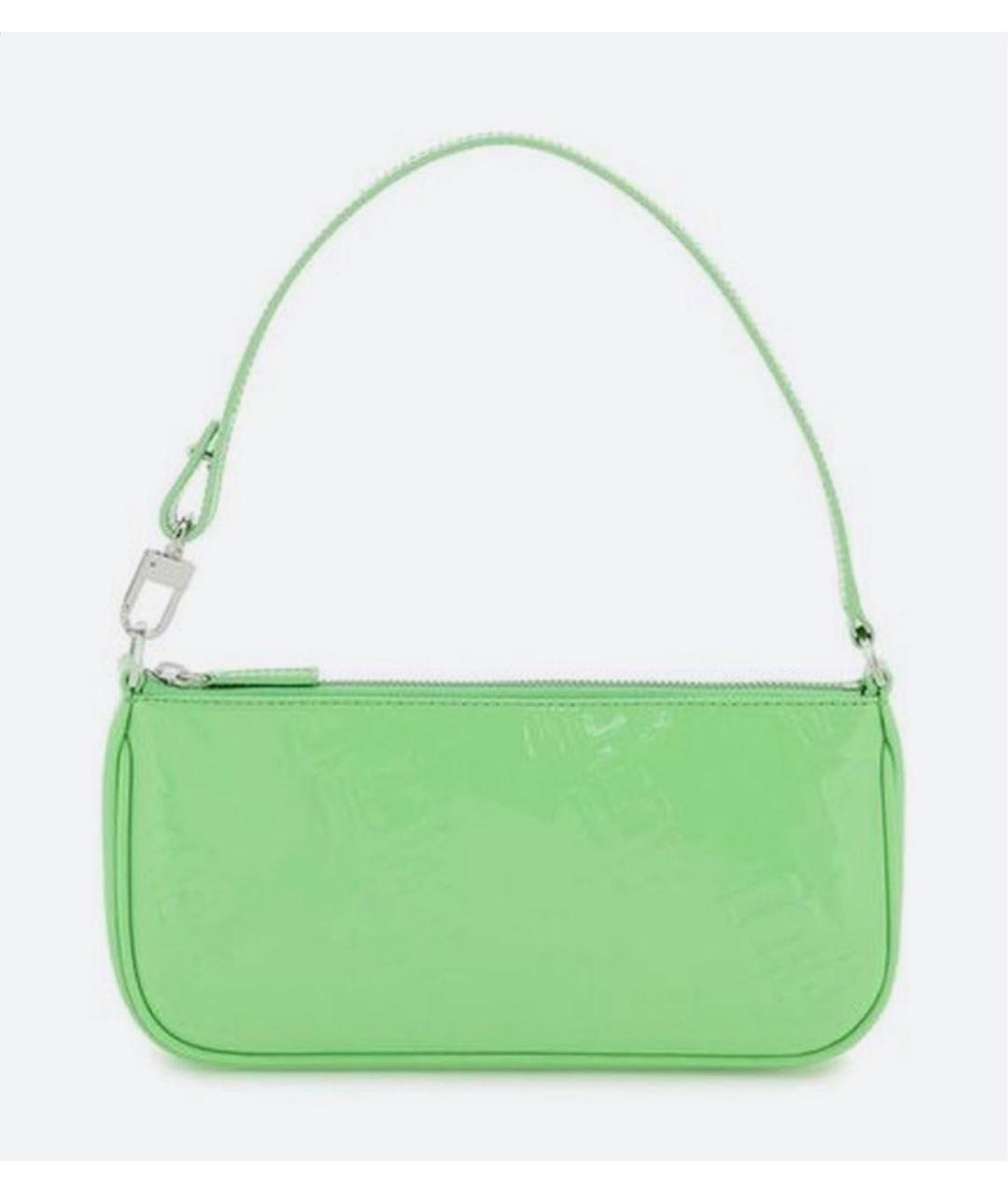 BY FAR Салатовая сумка с короткими ручками, фото 6