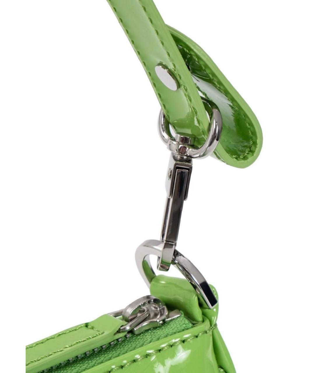 BY FAR Салатовая сумка с короткими ручками, фото 5