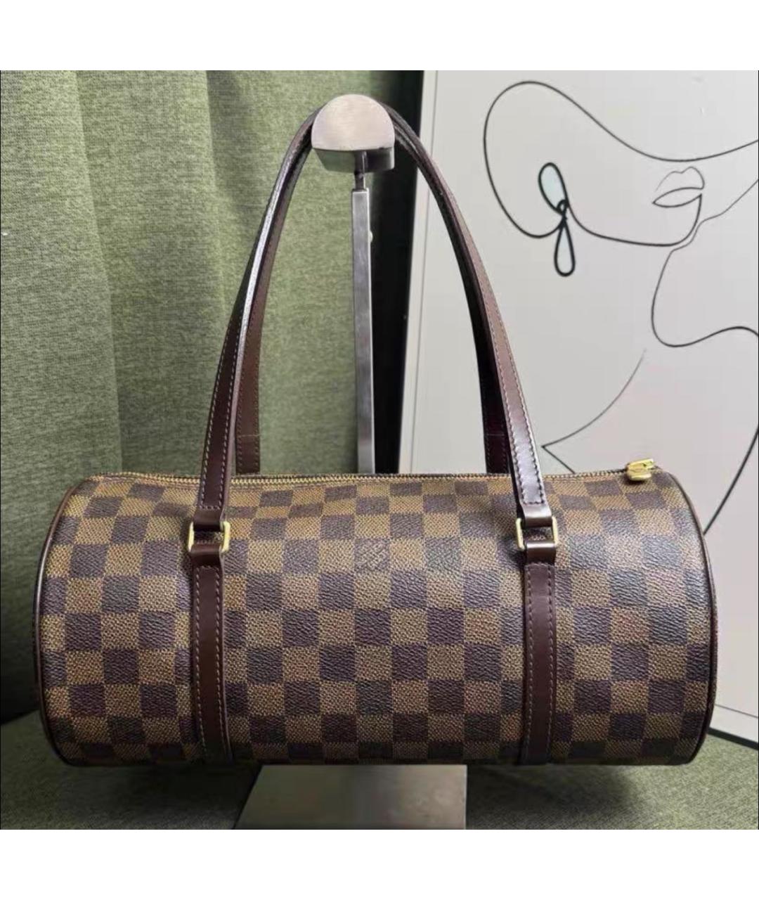 LOUIS VUITTON Коричневая сумка через плечо, фото 5