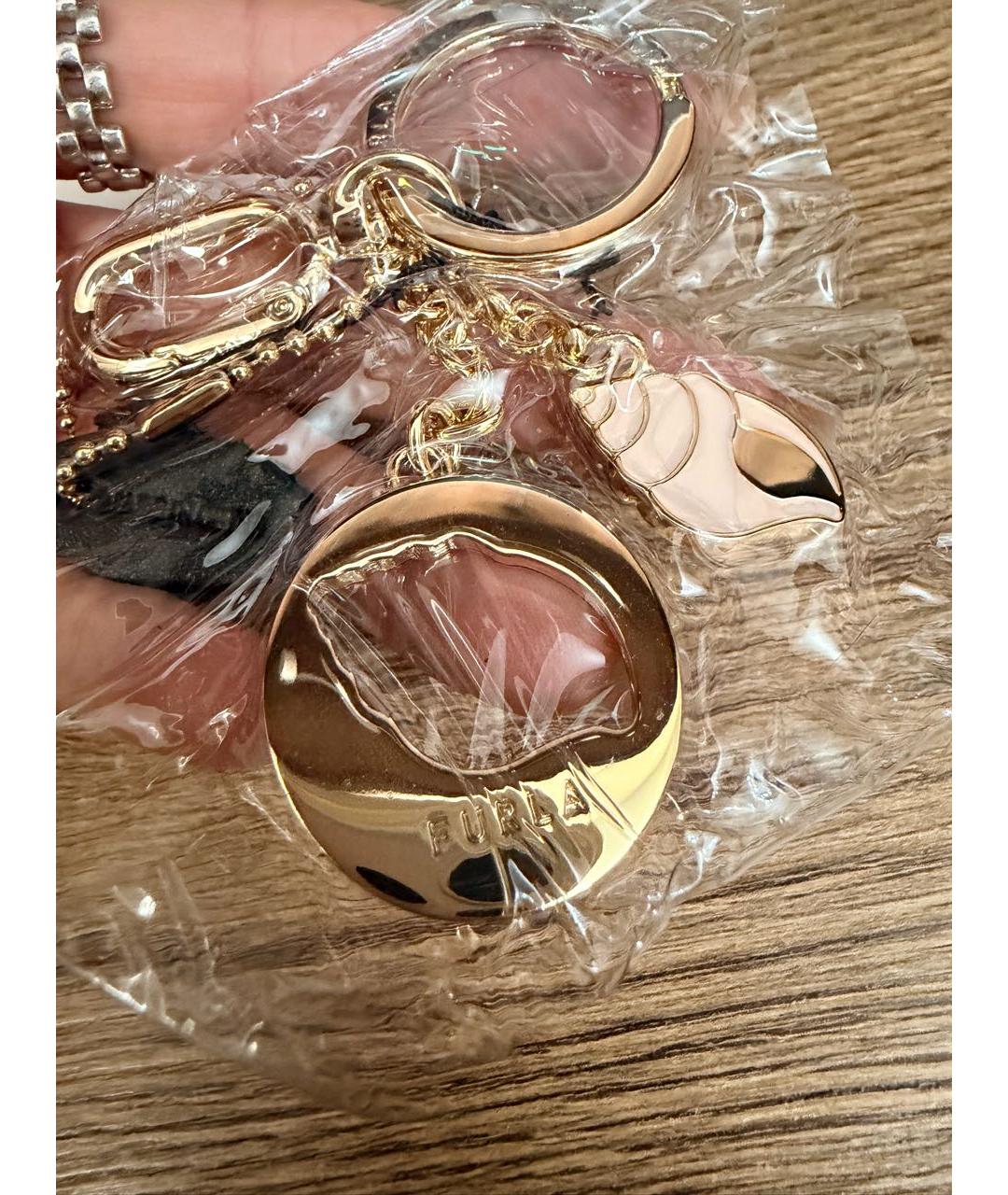 FURLA Бежевый брелок, фото 8