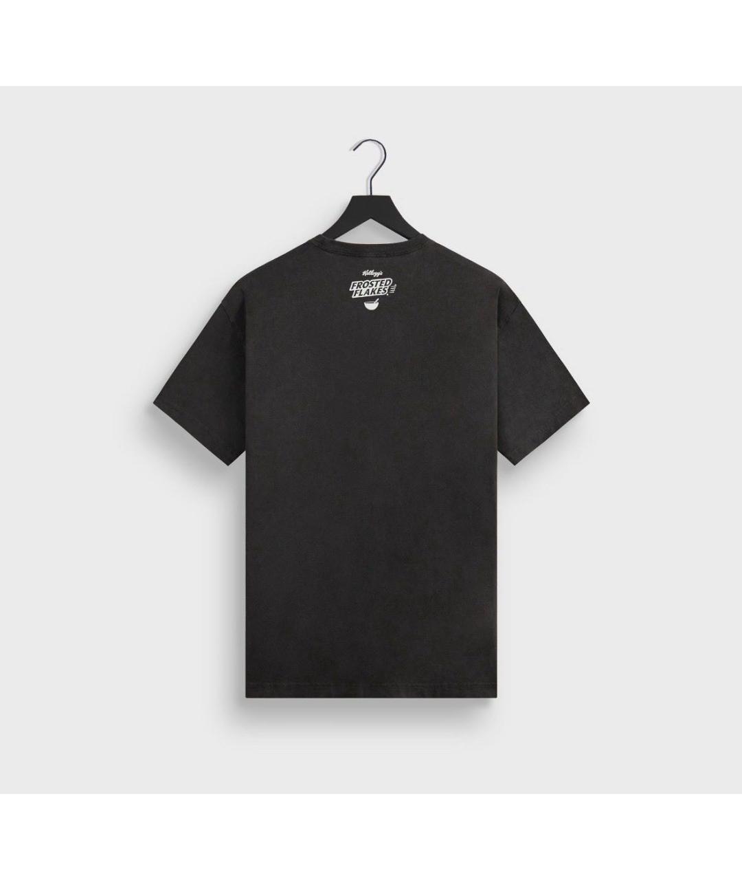 KITH Черная хлопковая футболка, фото 2