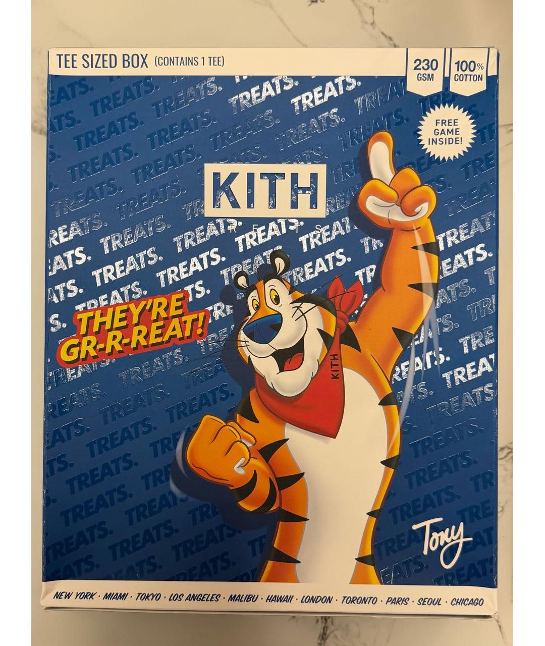 KITH Черная хлопковая футболка, фото 3