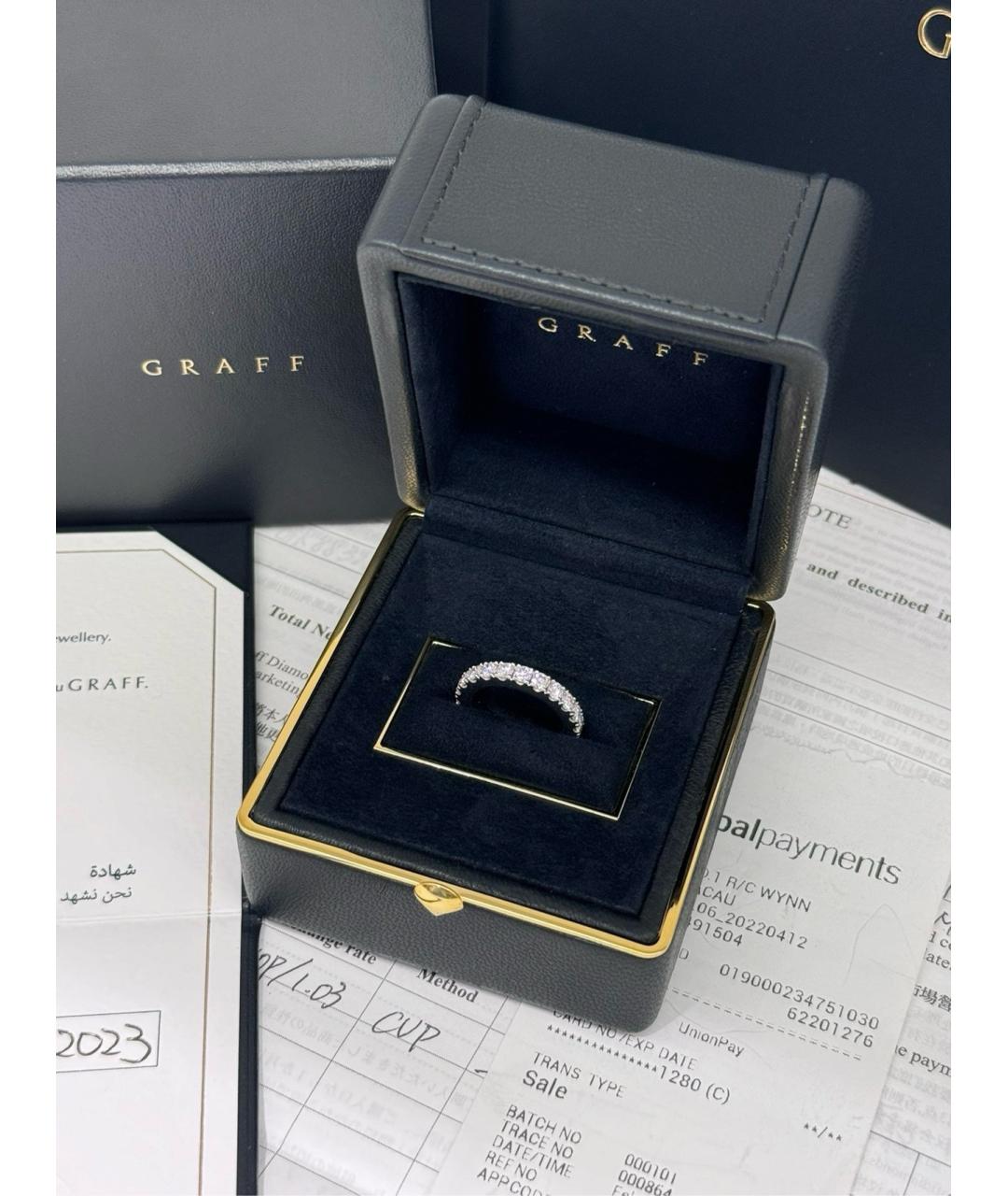 GRAFF Серебряное платиновое кольцо, фото 3