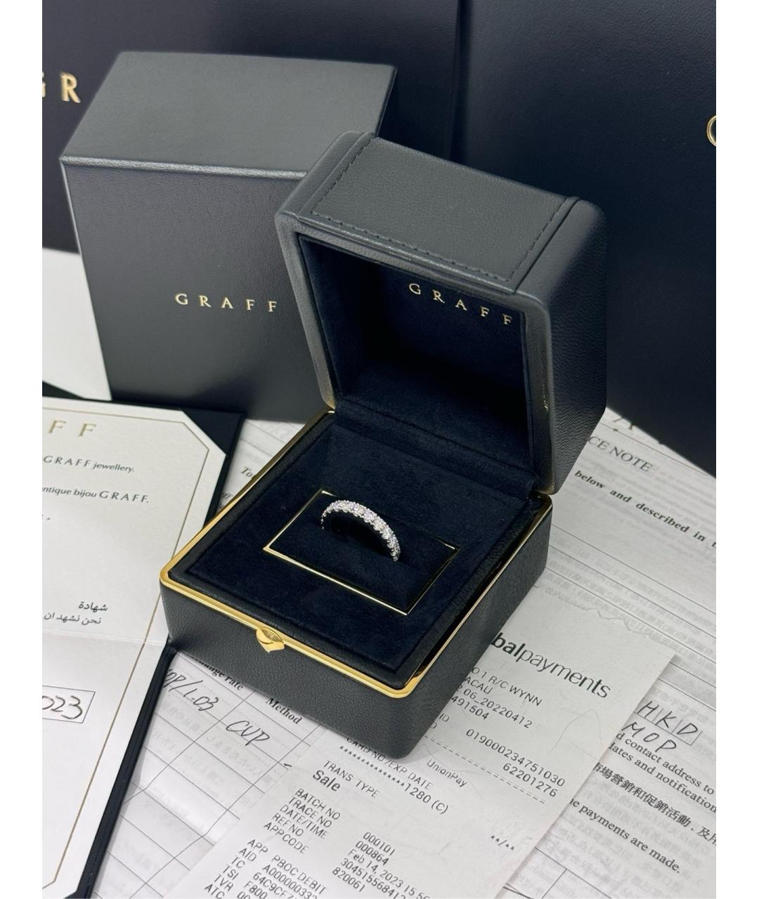 GRAFF Серебряное платиновое кольцо, фото 5