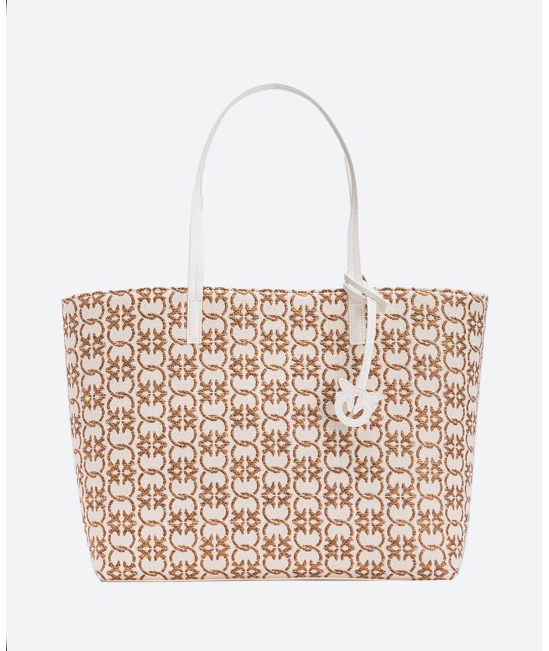 PINKO Бежевая сумка тоут, фото 6