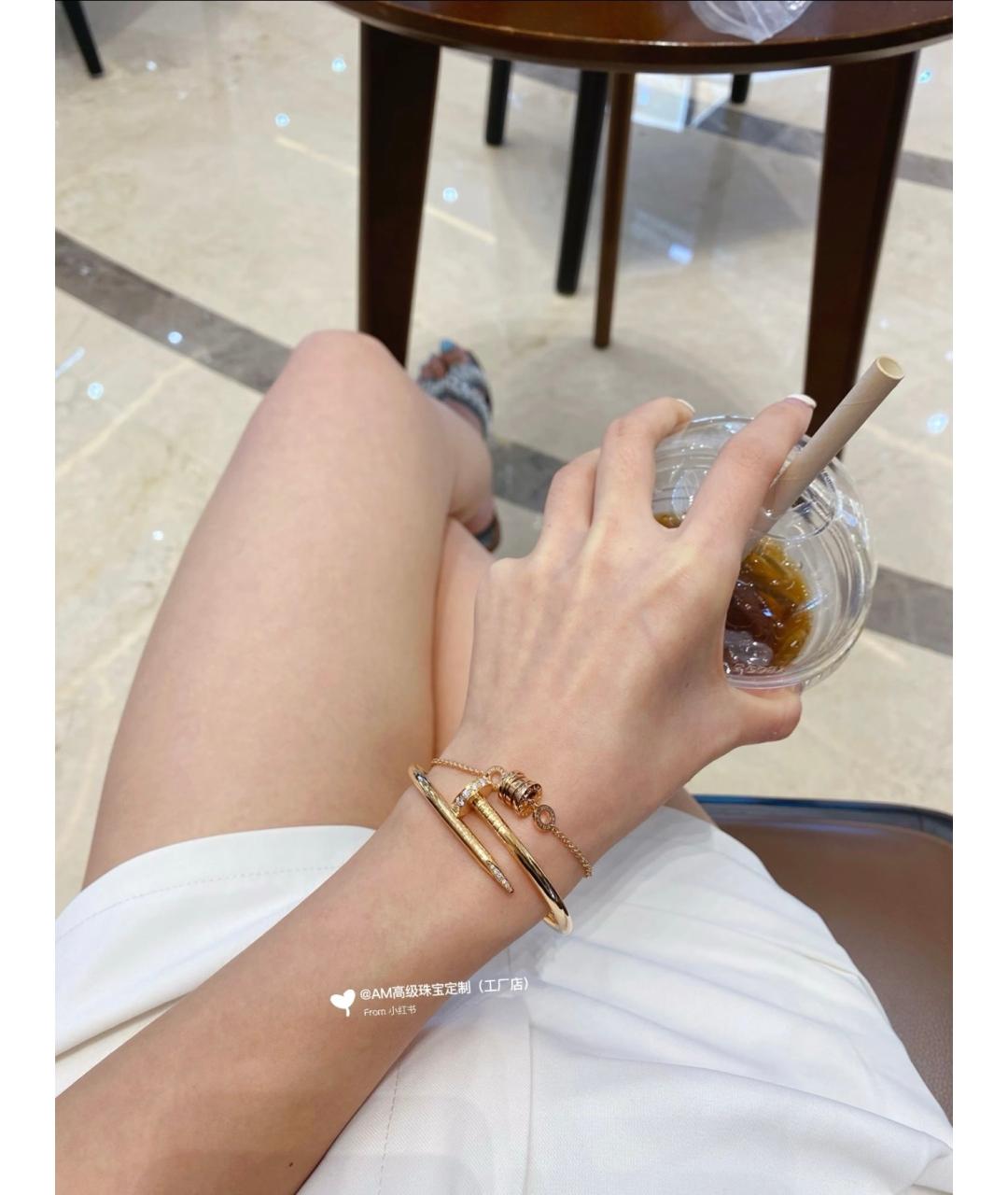 BVLGARI Золотой браслет из розового золота, фото 5