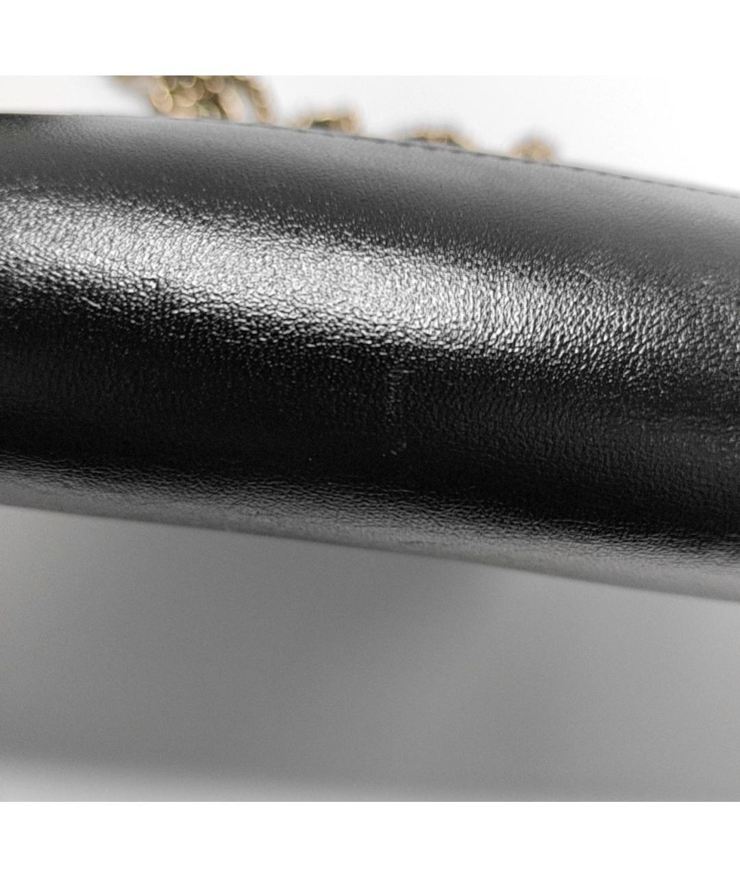 CHANEL Черная кожаная сумка через плечо, фото 9