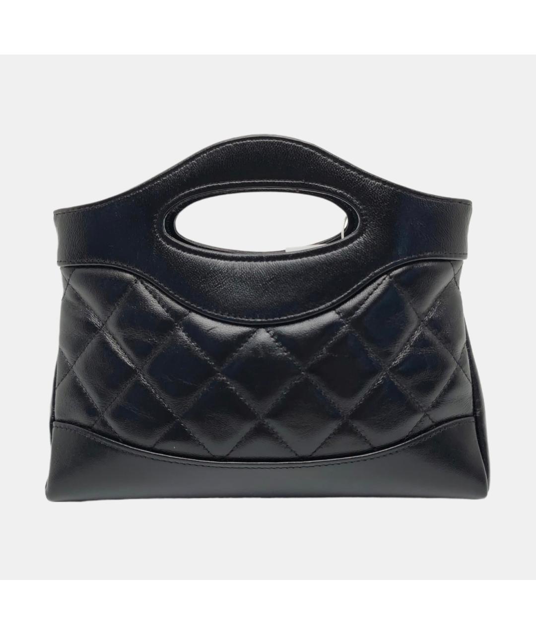 CHANEL Черная кожаная сумка через плечо, фото 5