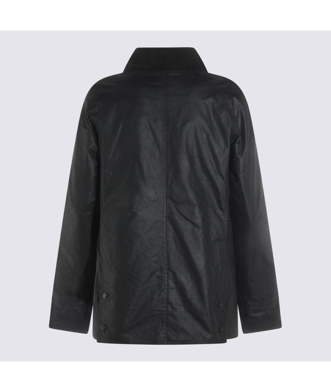 BARBOUR Черная хлопковая куртка, фото 2