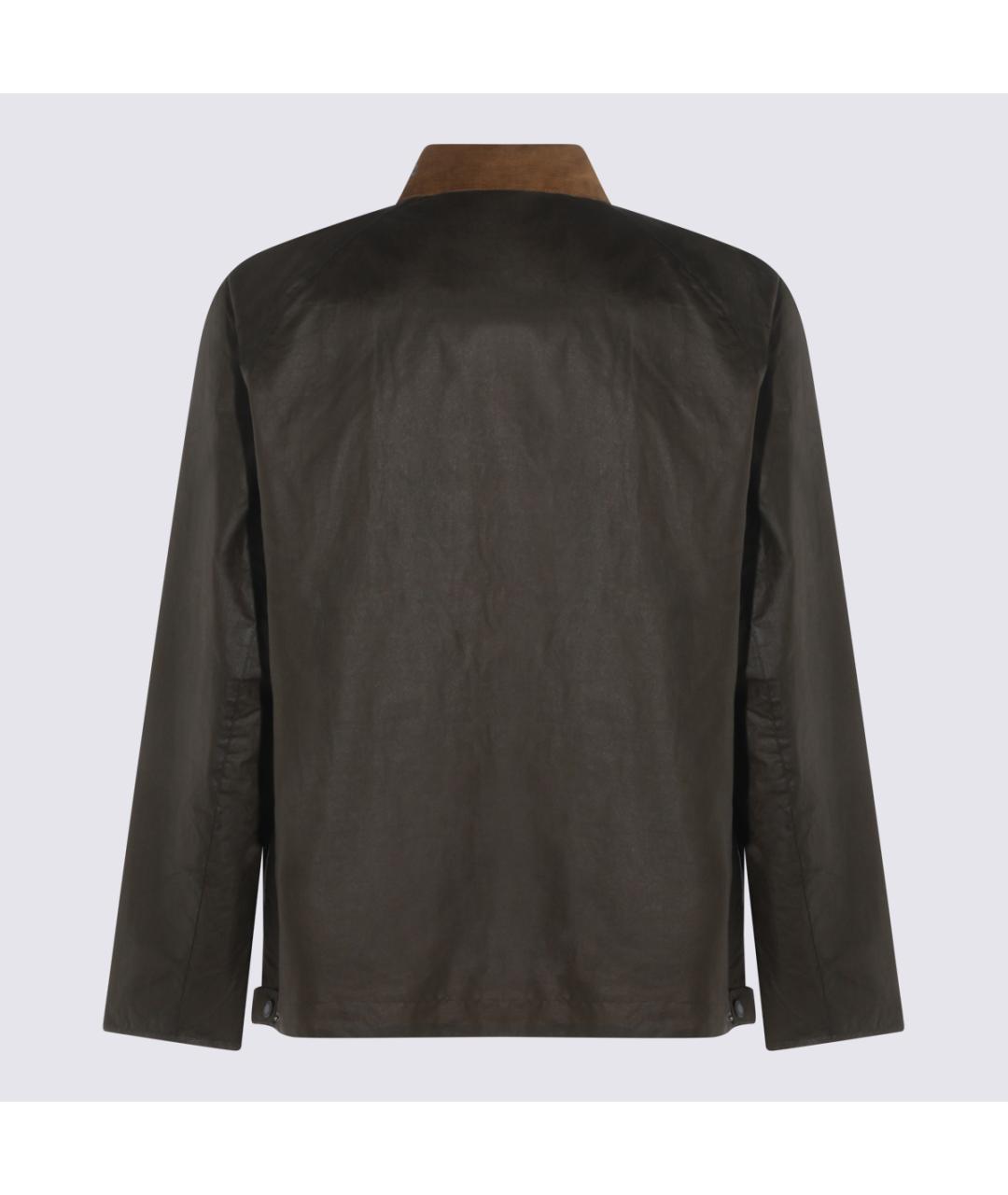 BARBOUR Коричневая хлопковая куртка, фото 2