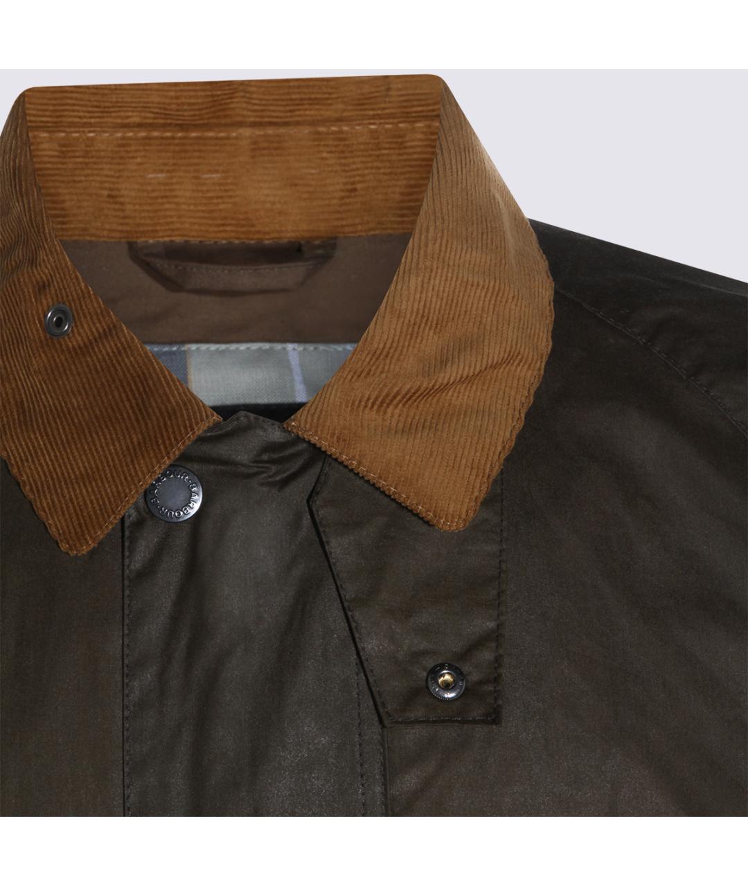 BARBOUR Коричневая хлопковая куртка, фото 4