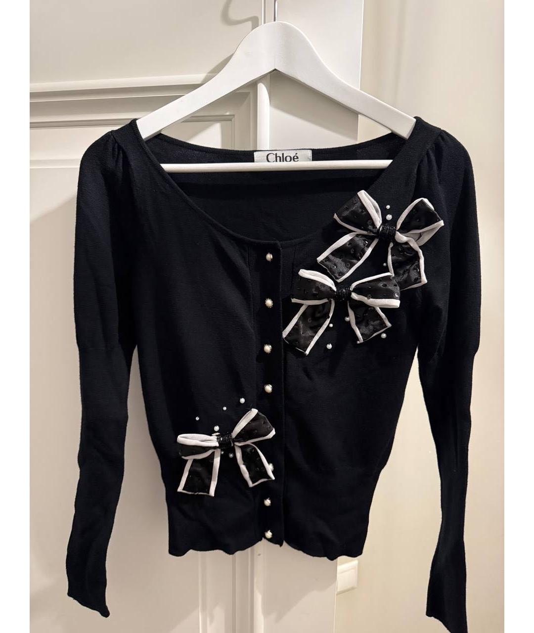 CHLOE Черный кардиган, фото 5