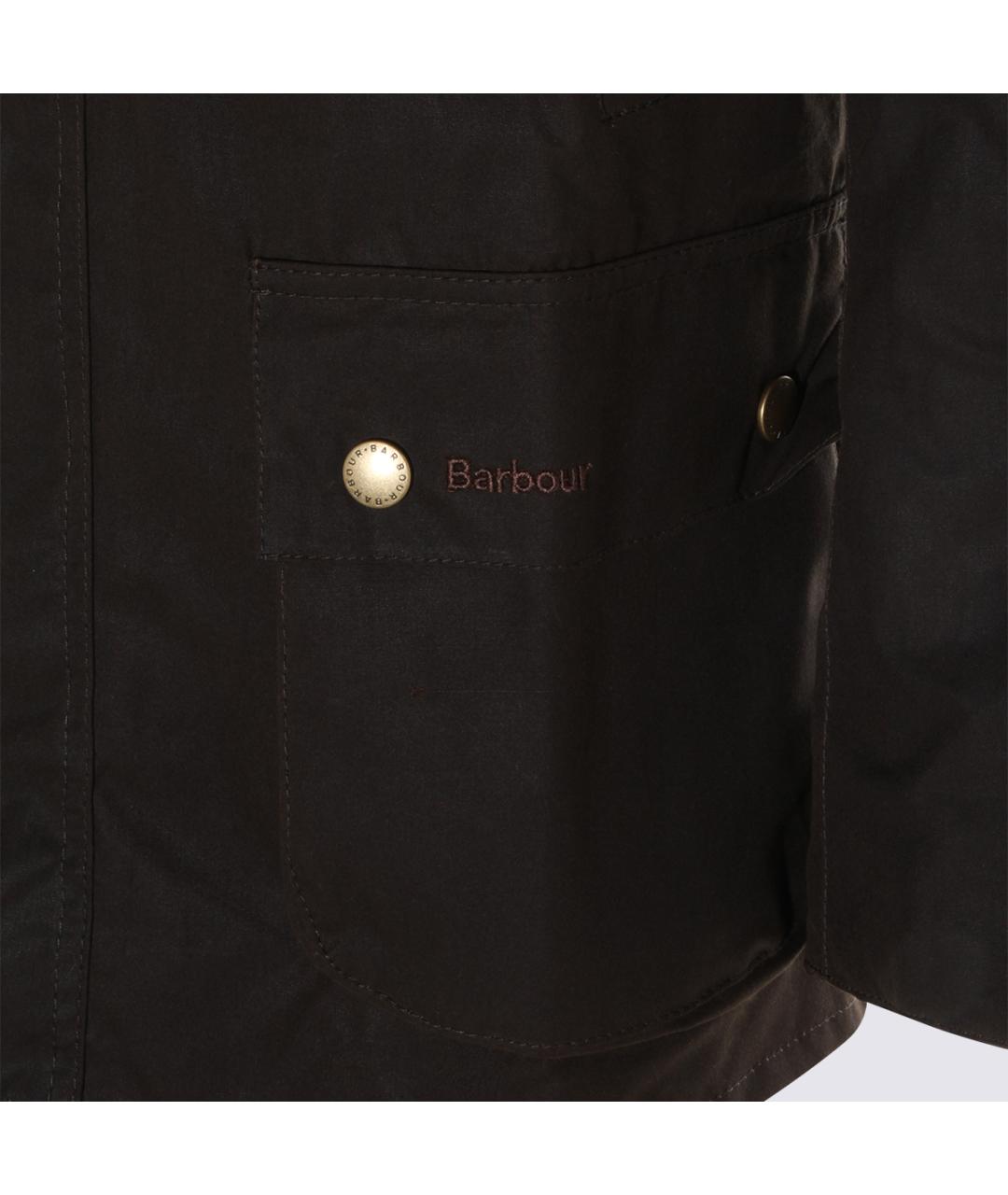 BARBOUR Хаки хлопковая куртка, фото 3