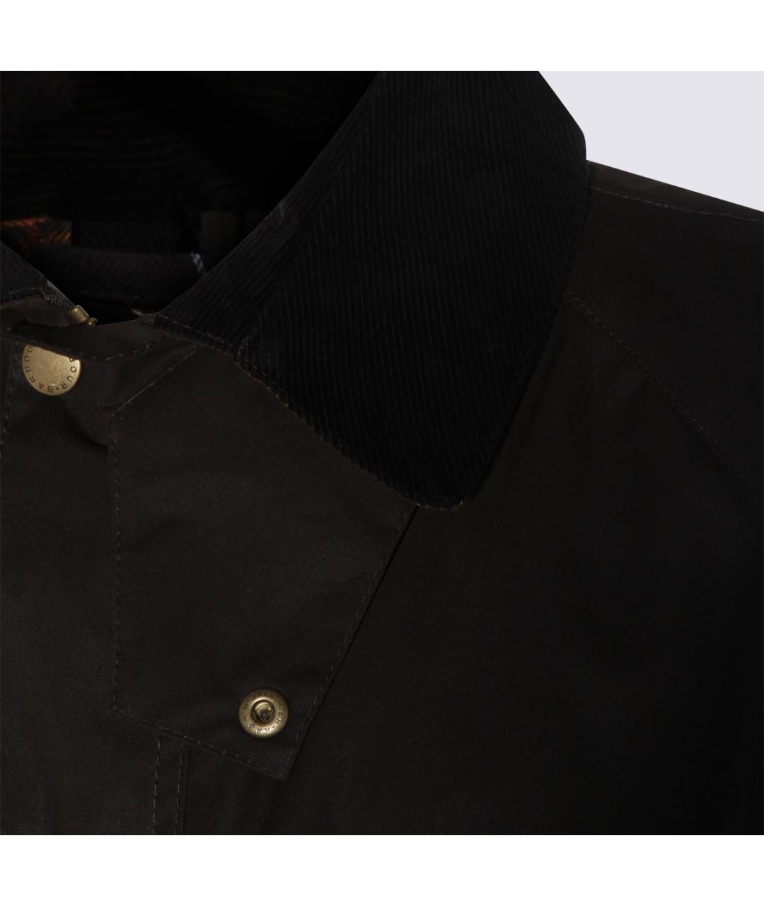 BARBOUR Хаки хлопковая куртка, фото 4