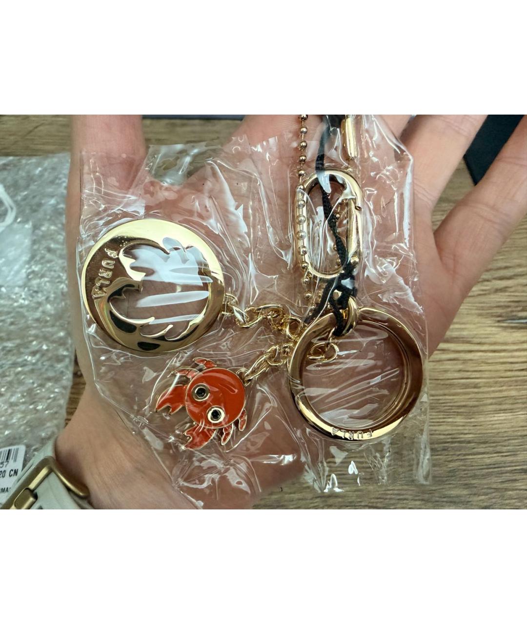 FURLA Золотой брелок, фото 5