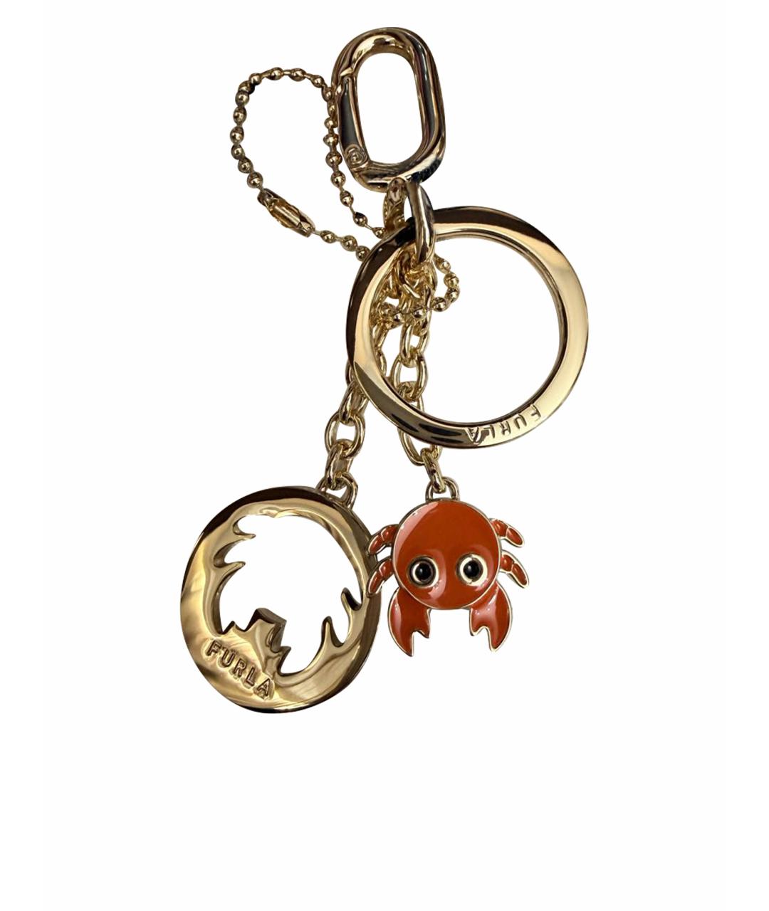 FURLA Золотой брелок, фото 1