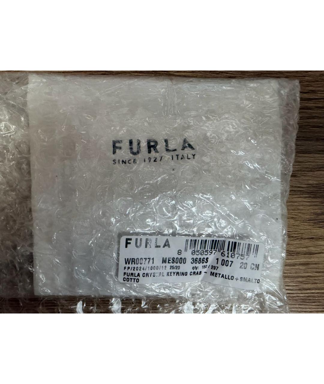 FURLA Золотой брелок, фото 4