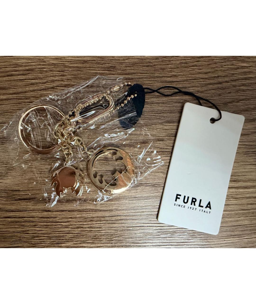 FURLA Золотой брелок, фото 2