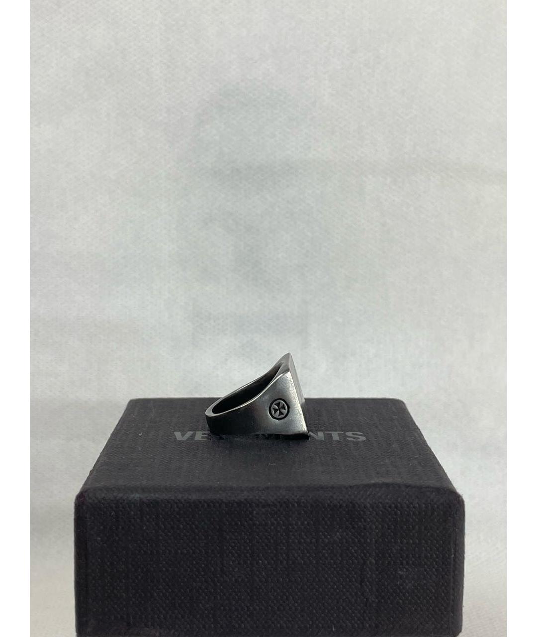 VETEMENTS Серебряное серебряное кольцо, фото 4