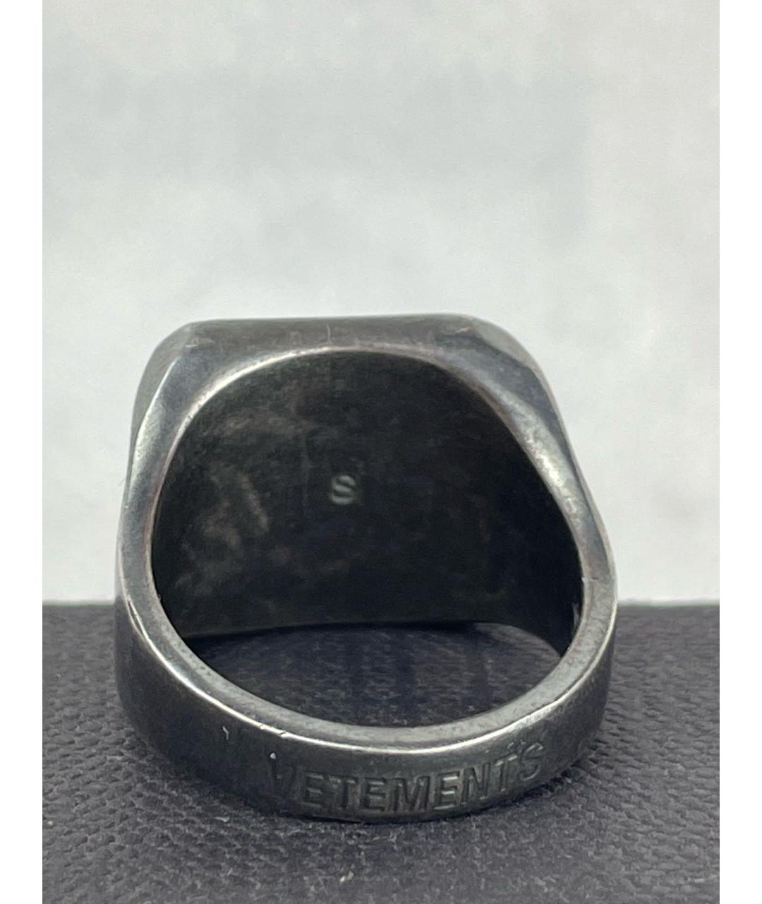 VETEMENTS Серебряное серебряное кольцо, фото 6