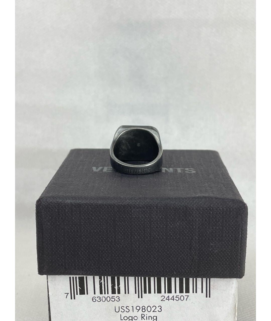 VETEMENTS Серебряное серебряное кольцо, фото 5