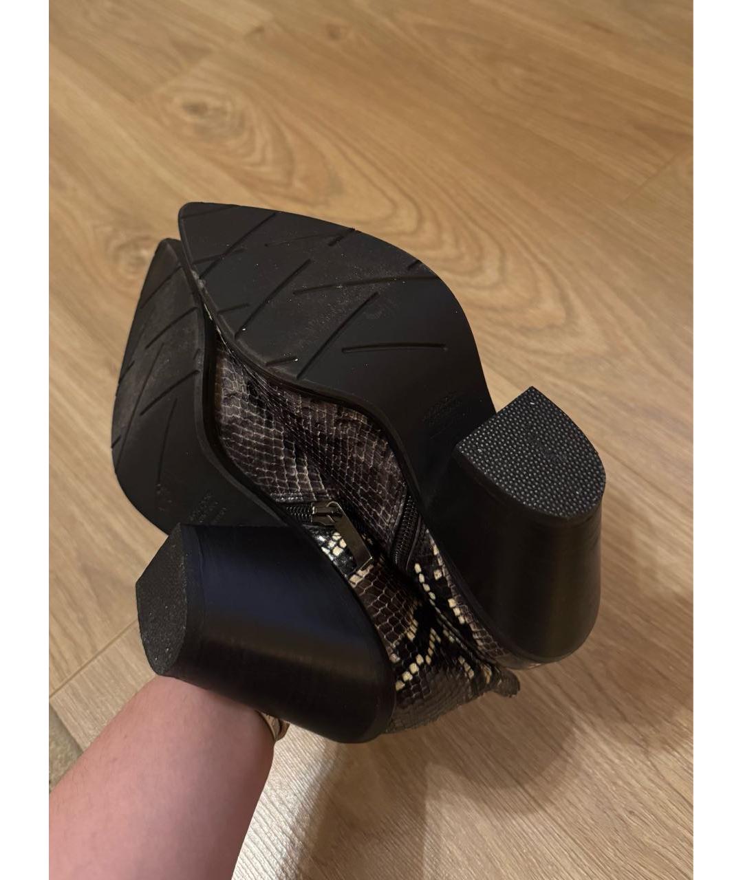 Principe di Bologna Коричневые кожаные ботильоны, фото 7