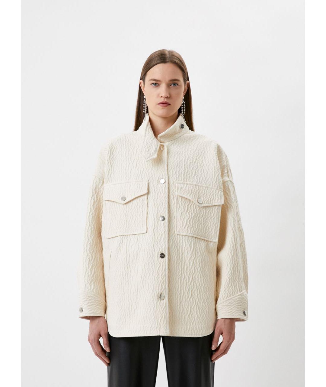 IRO Белое хлопковое пальто, фото 2