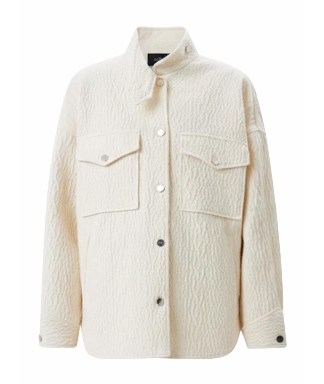 IRO Белое хлопковое пальто, фото 1