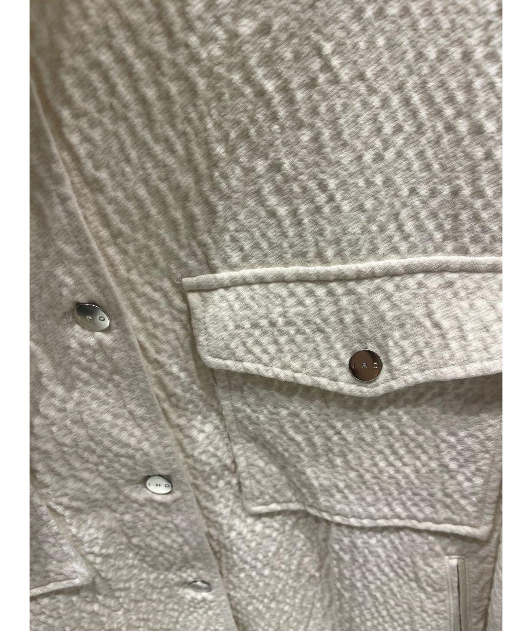 IRO Белое хлопковое пальто, фото 4