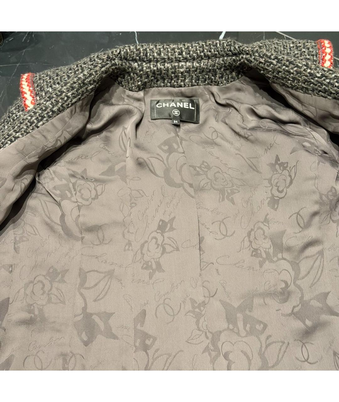 CHANEL Серая куртка, фото 3