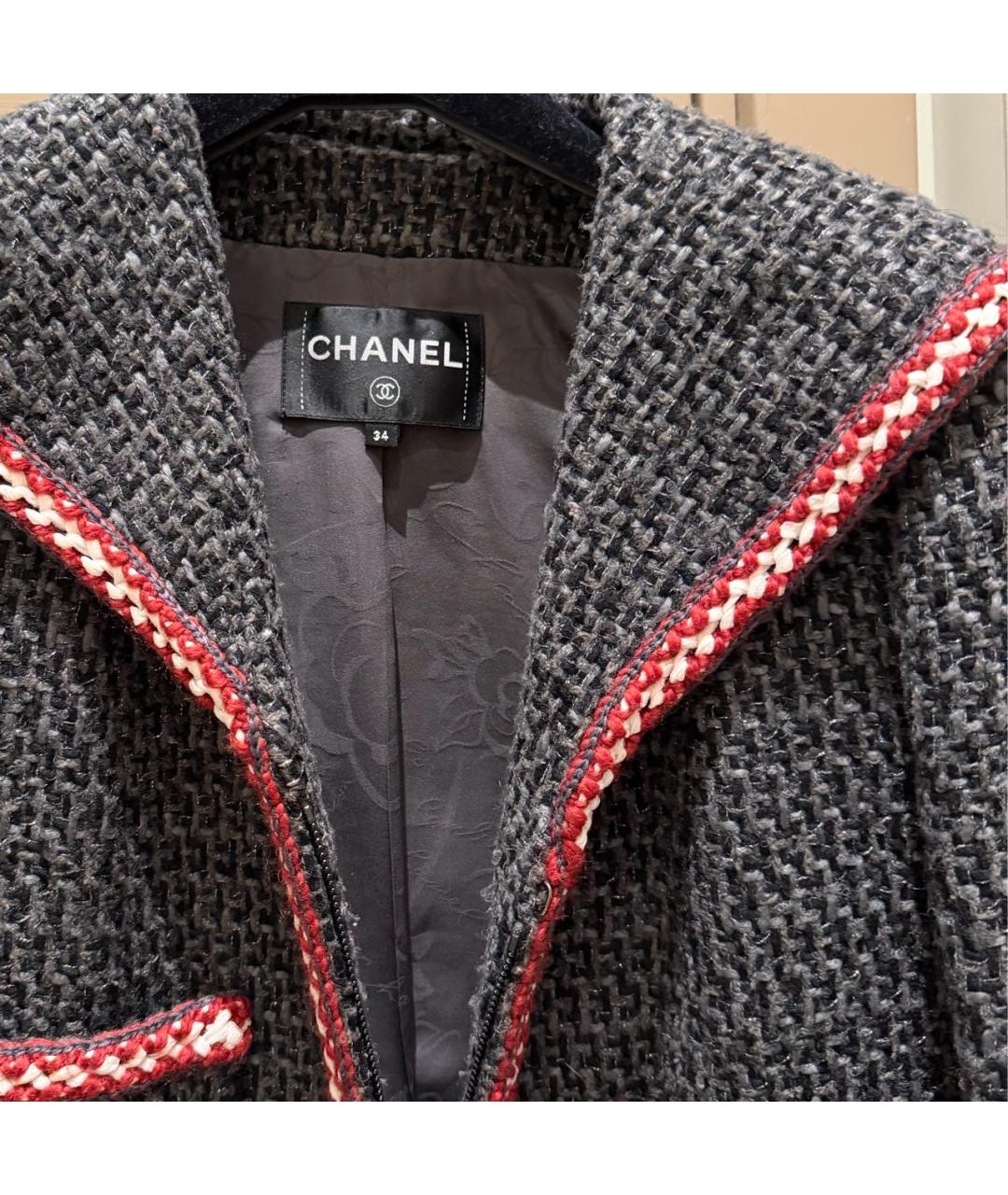 CHANEL Серая куртка, фото 4