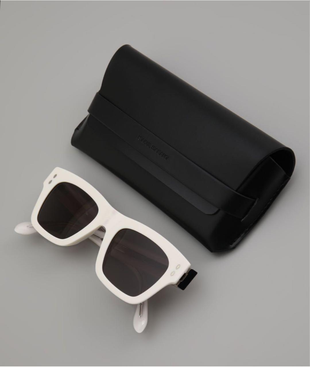 ISABEL MARANT Белые пластиковые солнцезащитные очки, фото 3