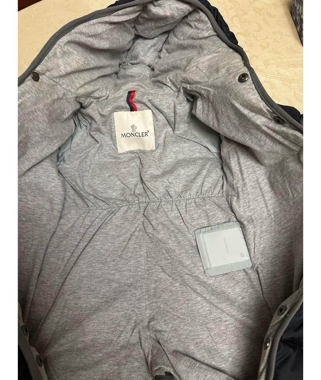 MONCLER Темно-синий комбинезон, фото 3