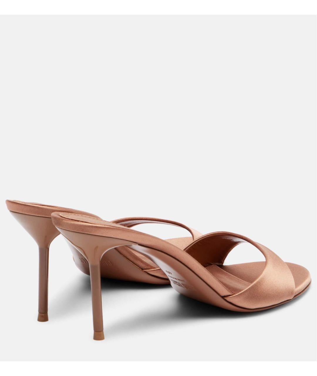 PARIS TEXAS Бежевые текстильные мюли, фото 3