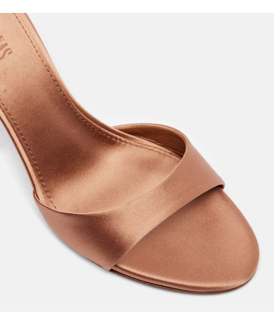 PARIS TEXAS Бежевые текстильные мюли, фото 4