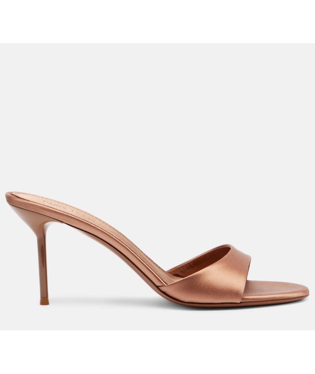 PARIS TEXAS Бежевые текстильные мюли, фото 5