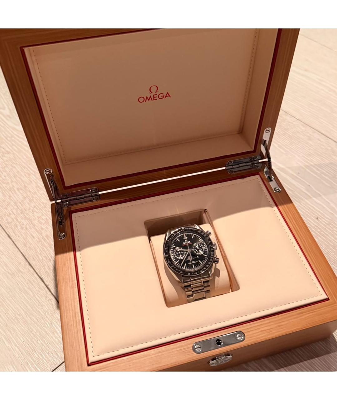 OMEGA Серебряные серебряные часы, фото 3