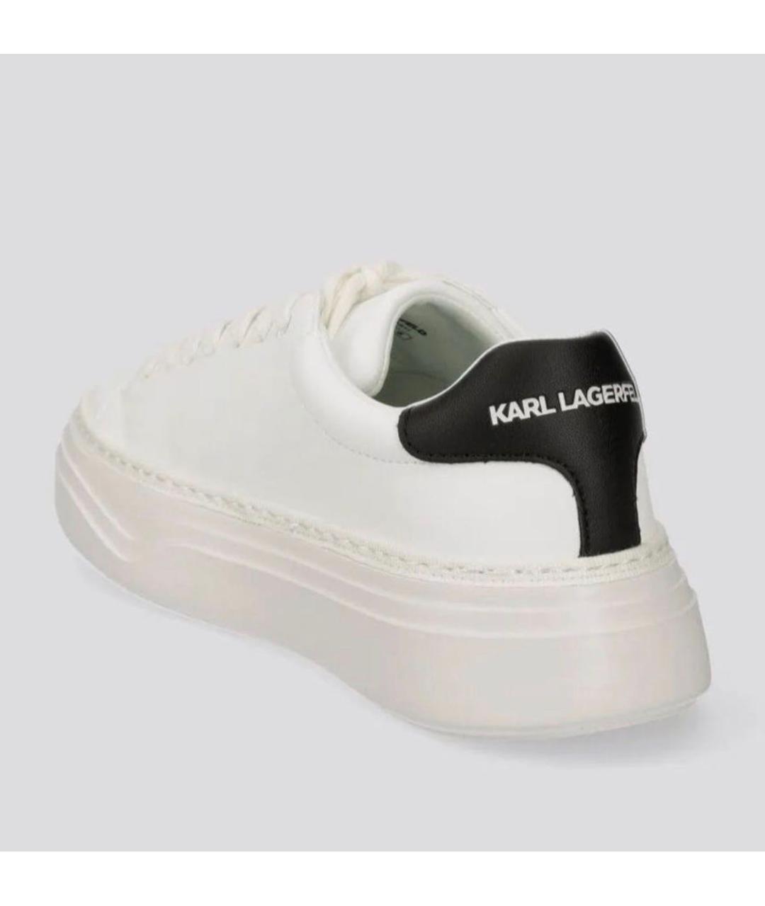 KARL LAGERFELD Белые кроссовки, фото 4