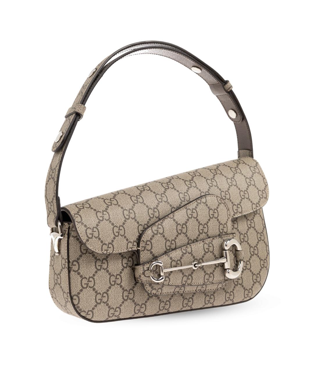 GUCCI Бежевая сумка с короткими ручками, фото 3